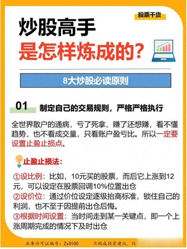 股票配资选择 干货丨8大炒股原则, 高手成长必经路