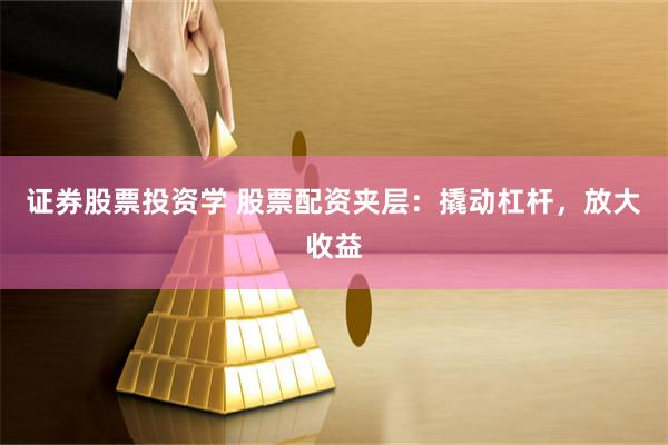证券股票投资学 股票配资夹层：撬动杠杆，放大收益