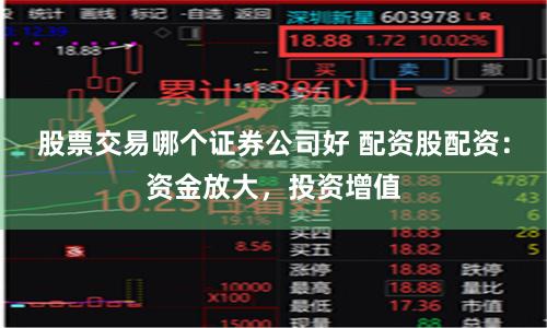 股票交易哪个证券公司好 配资股配资:资金放大,投资增值